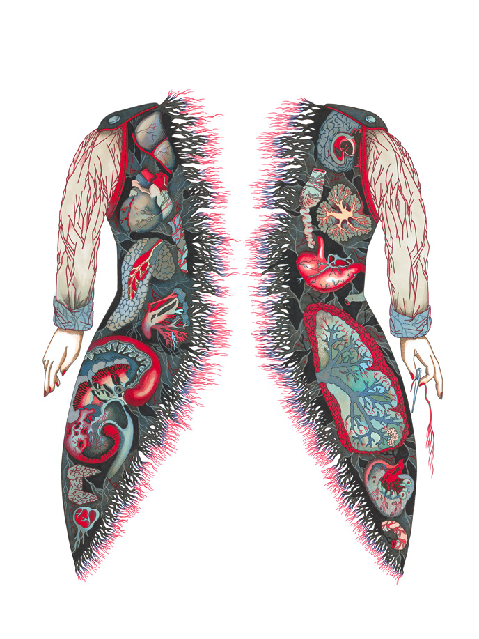joindre les deux bouts - Illustration du livre La garde-robe. Edition Thierry Magnier_2010